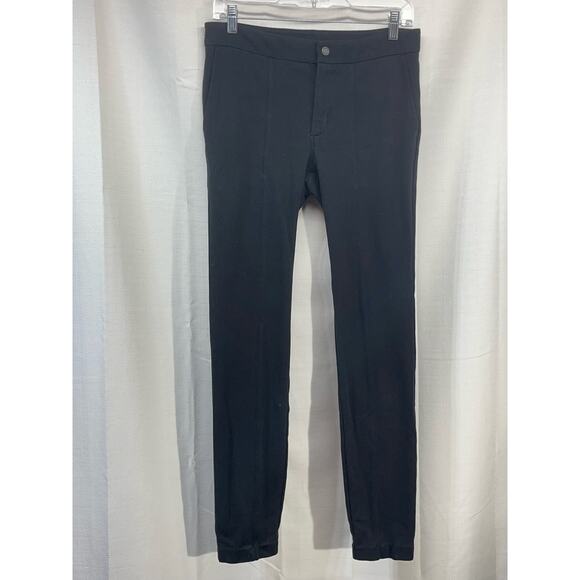 Athleta Women’s‎ Leggings Snap Waist Black Size 6 - Picture 2 of 4